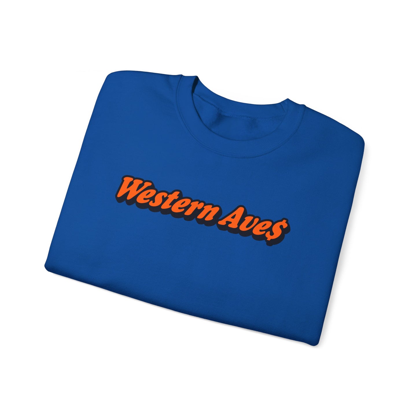 Wetsern Ave$ - Newport         Unisex Heavy Blend™ Crewneck Sweatshirt