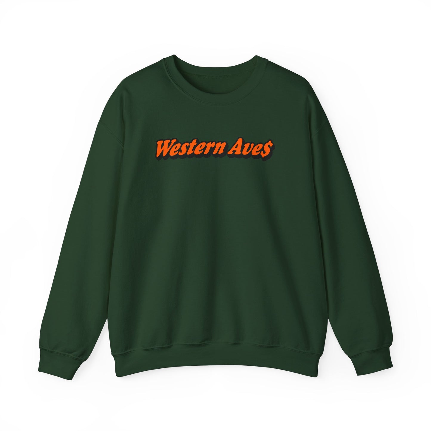 Wetsern Ave$ - Newport         Unisex Heavy Blend™ Crewneck Sweatshirt