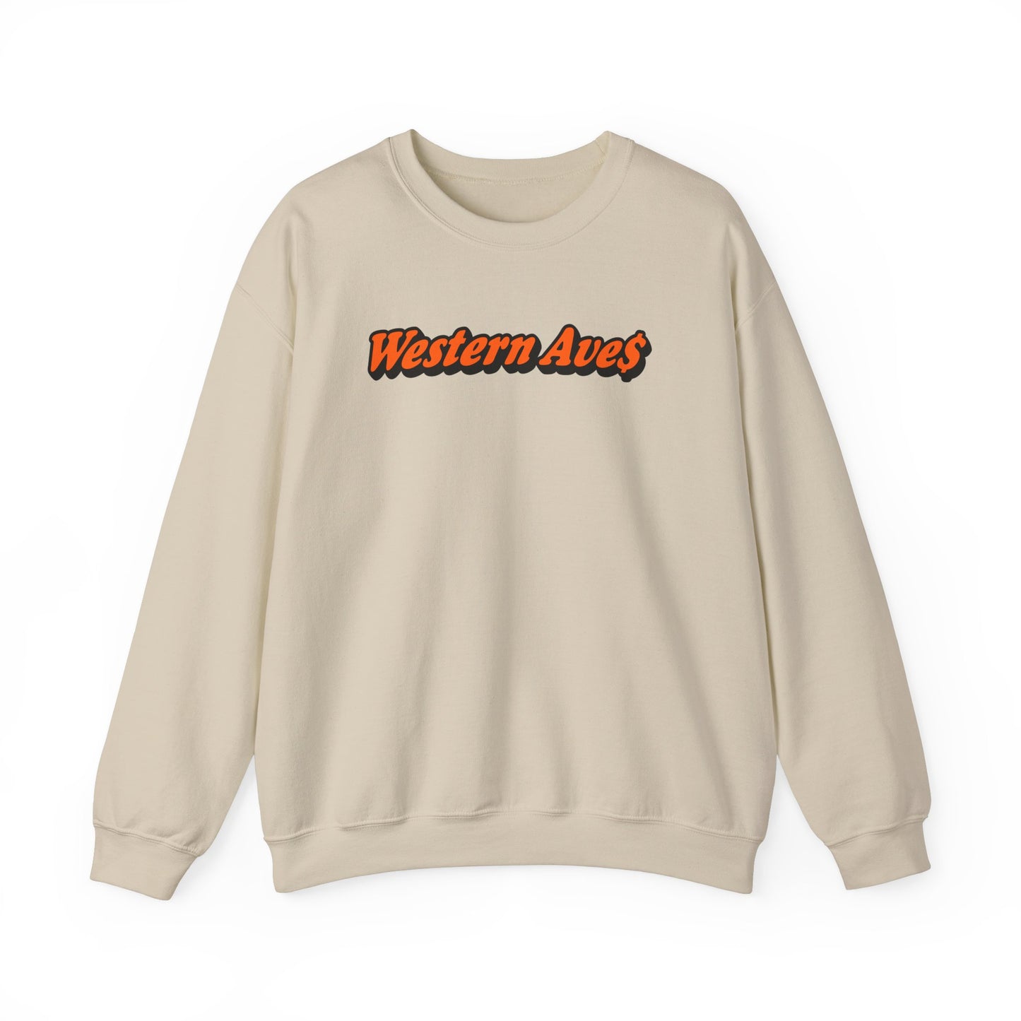 Wetsern Ave$ - Newport         Unisex Heavy Blend™ Crewneck Sweatshirt