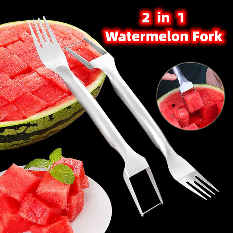 Watermelon Fork Slicer Stainless Steel