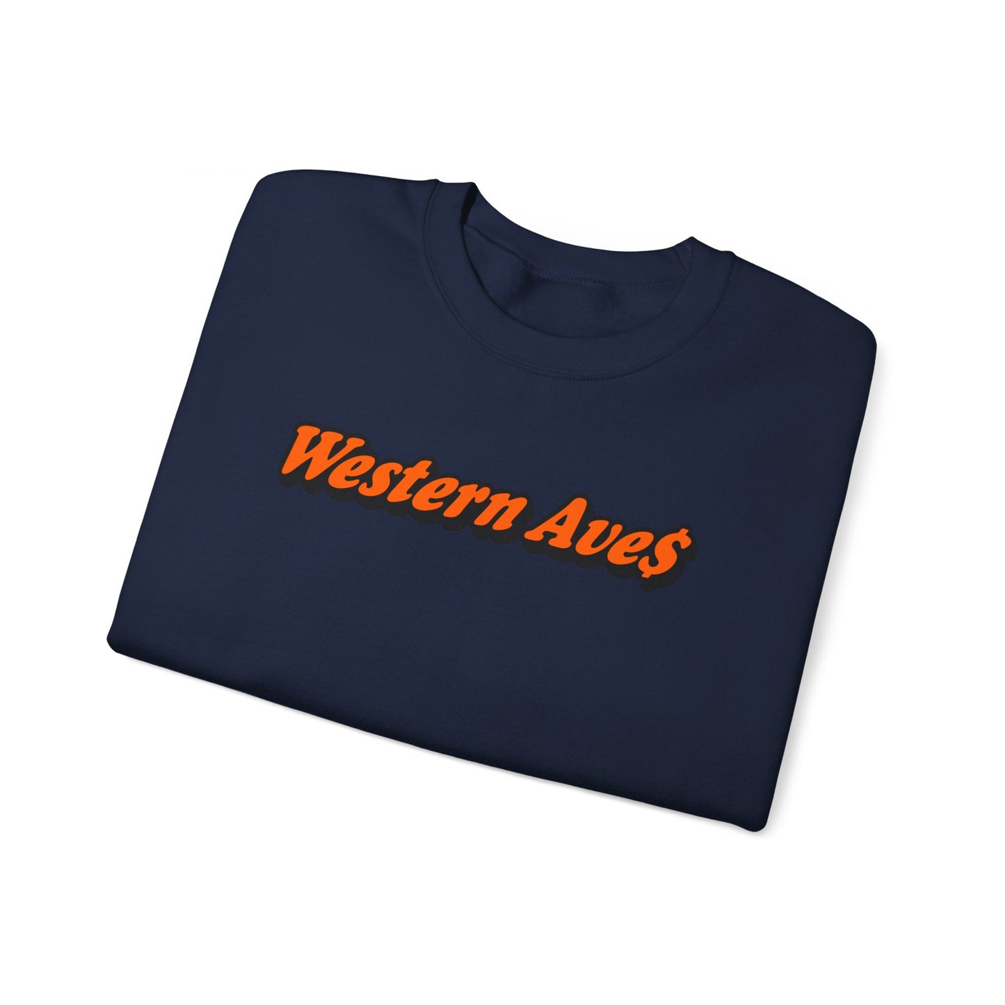 Wetsern Ave$ - Newport         Unisex Heavy Blend™ Crewneck Sweatshirt