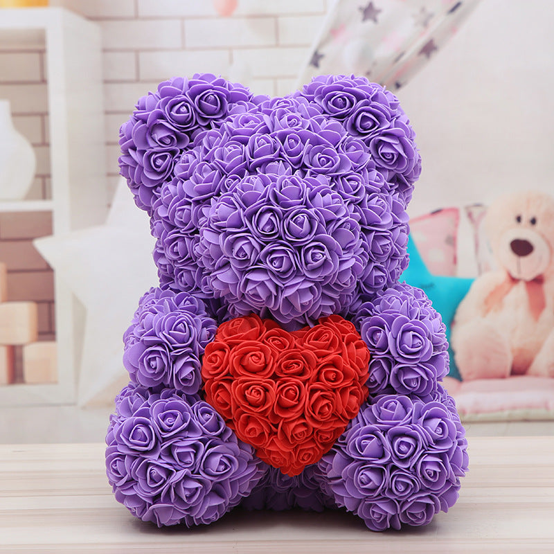 Valentine's Day 15" Rose Bear Gift