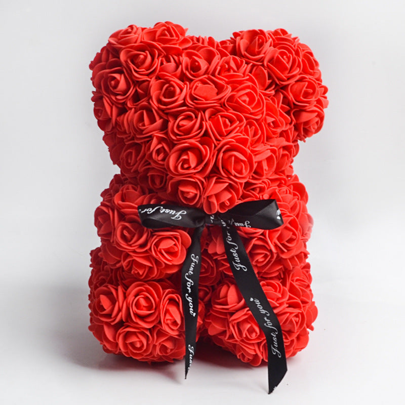 Valentine's Day 10" Rose Bear Gift