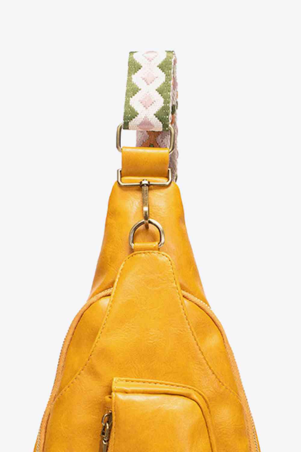 Western Ave PU Leather Sling Bag