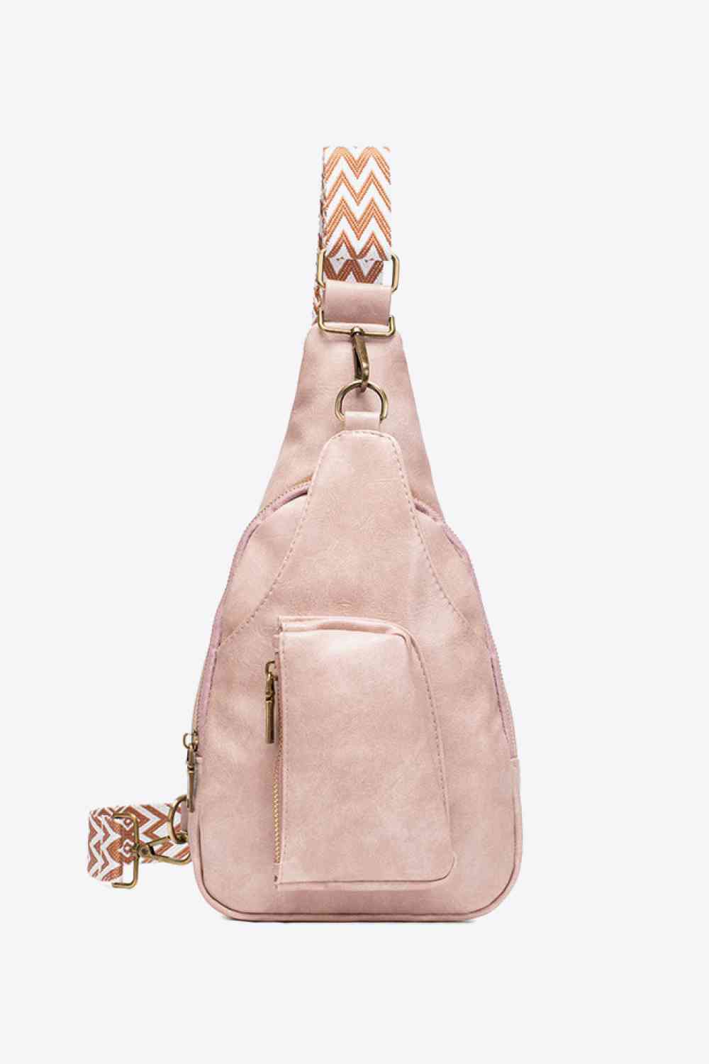 Western Ave PU Leather Sling Bag