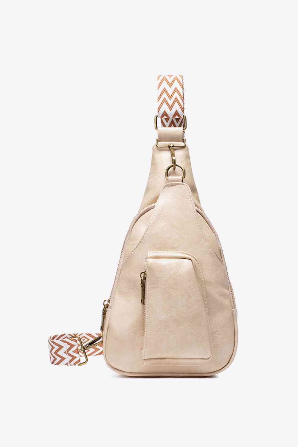 Western Ave PU Leather Sling Bag