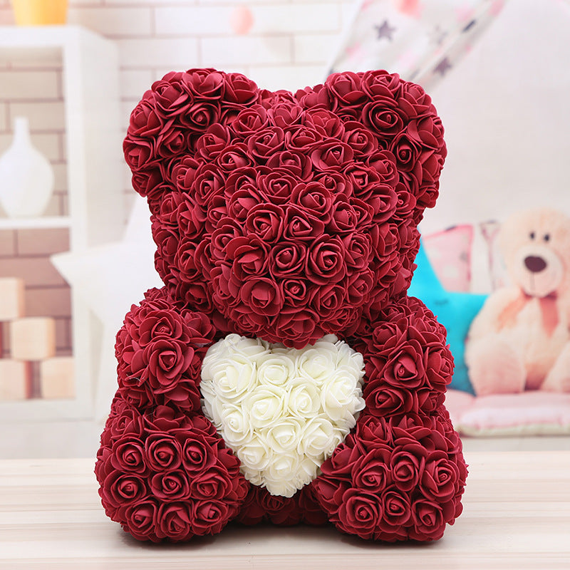 Valentine's Day 15" Rose Bear Gift