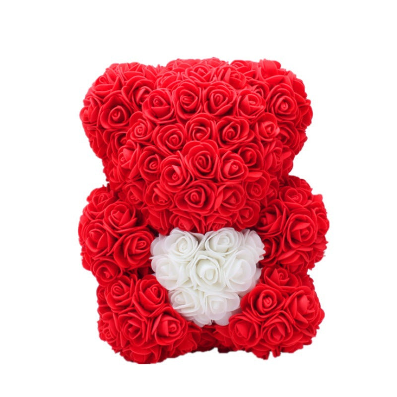 Valentine's Day 10" Rose Bear Gift