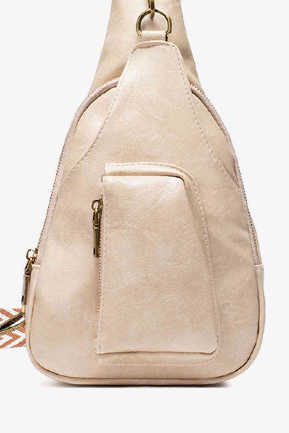 Western Ave PU Leather Sling Bag