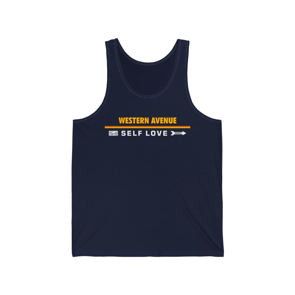 Western Avenue X Self Love Unisex Jersey Tank