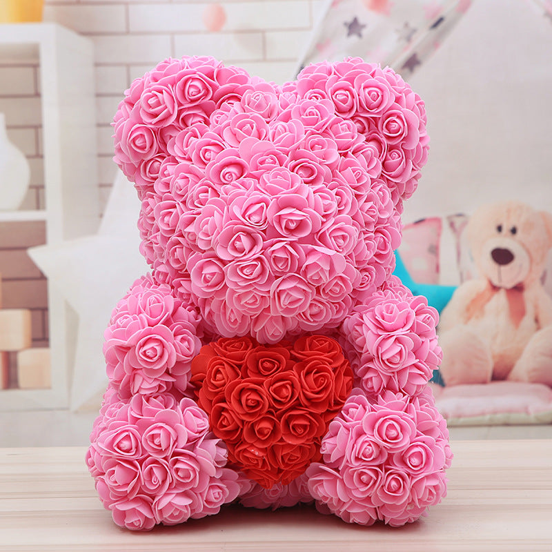 Valentine's Day 15" Rose Bear Gift