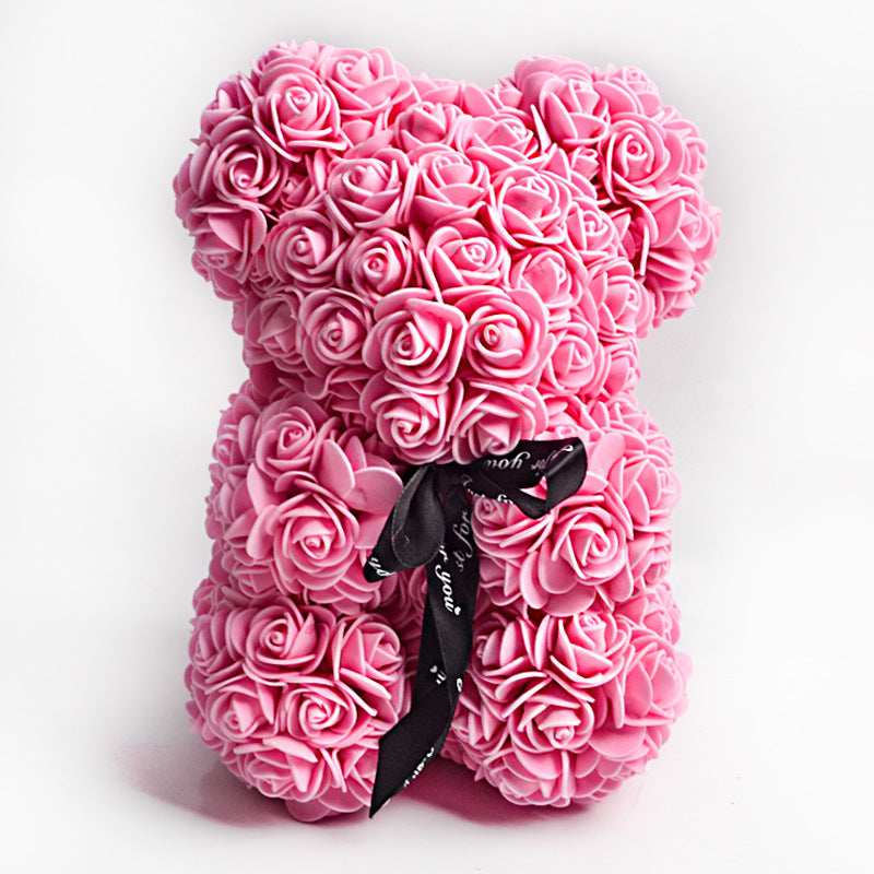 Valentine's Day 10" Rose Bear Gift