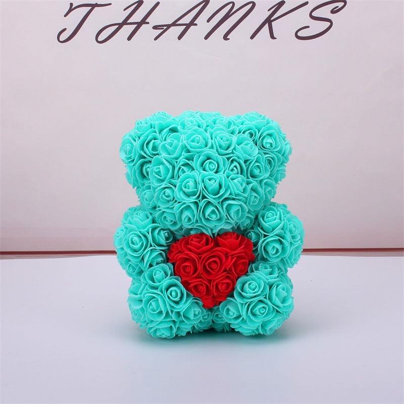 Valentine's Day 10" Rose Bear Gift