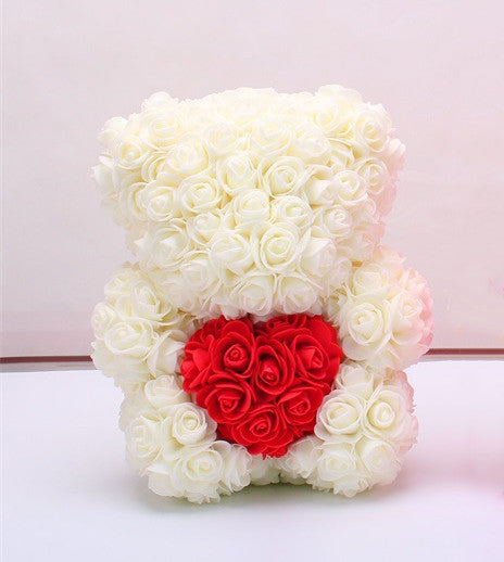 Valentine's Day 10" Rose Bear Gift