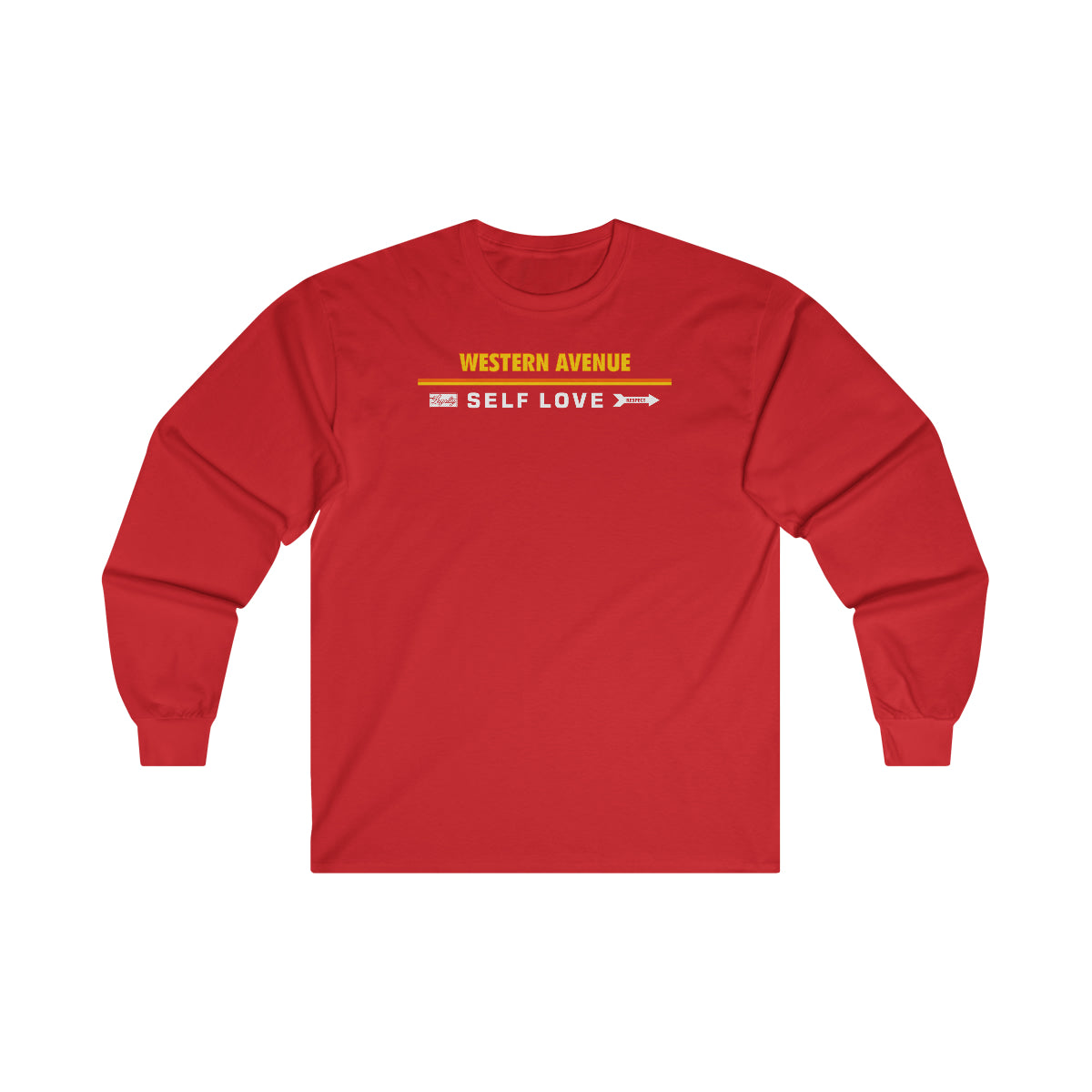 Western Ave x Self Love Ultra Cotton Long Sleeve Tee