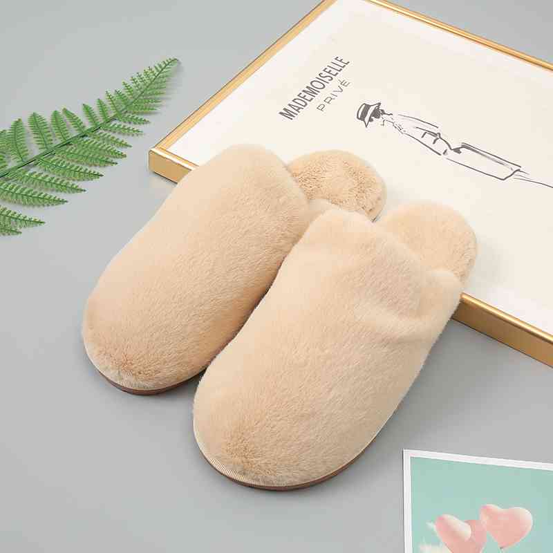 Faux Fur Slippers