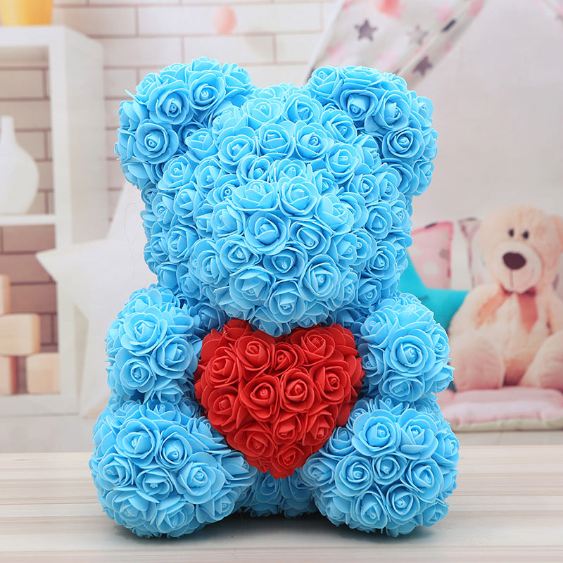 Valentine's Day 15" Rose Bear Gift