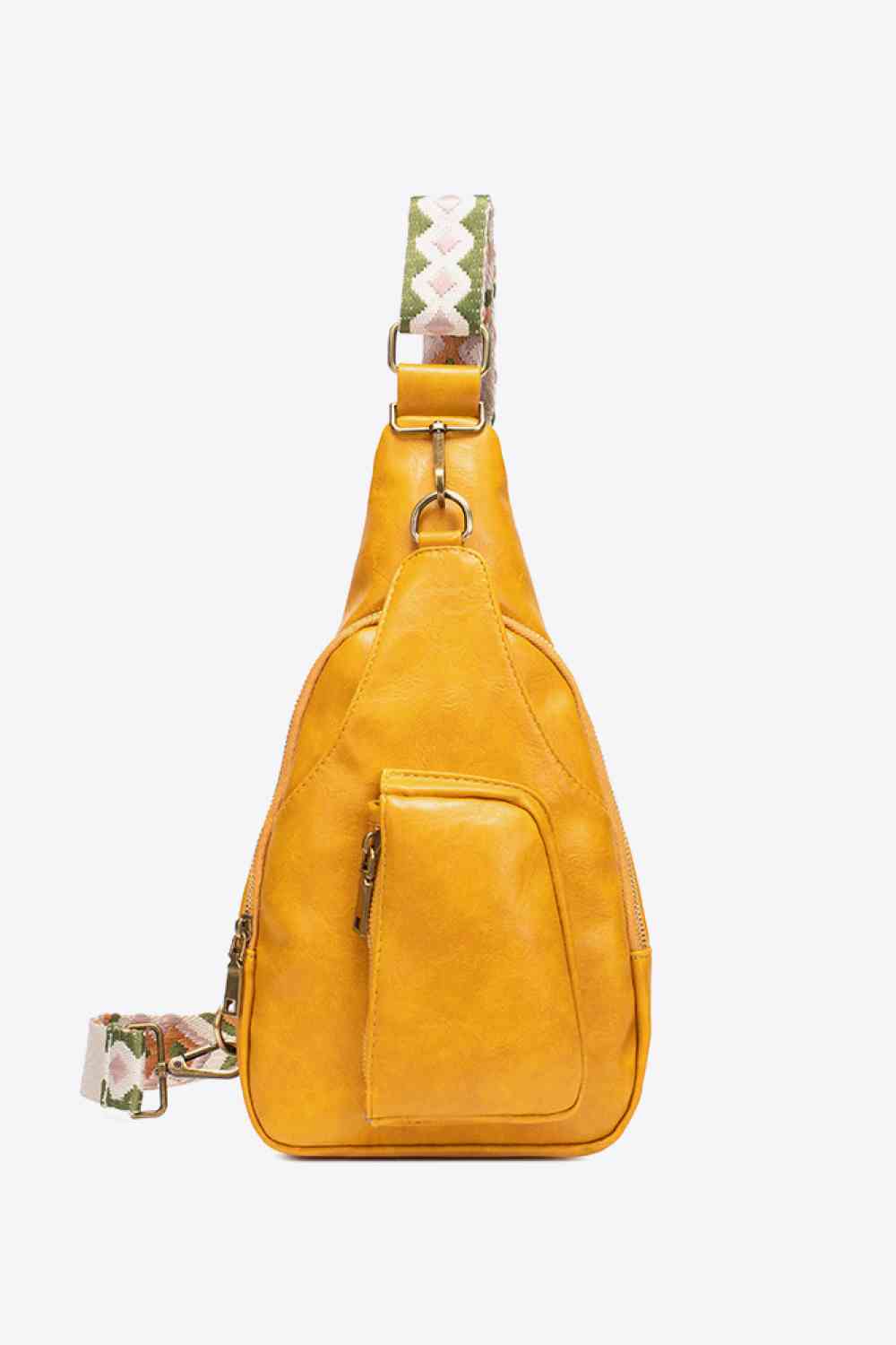 Western Ave PU Leather Sling Bag