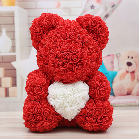 Valentine's Day 15" Rose Bear Gift