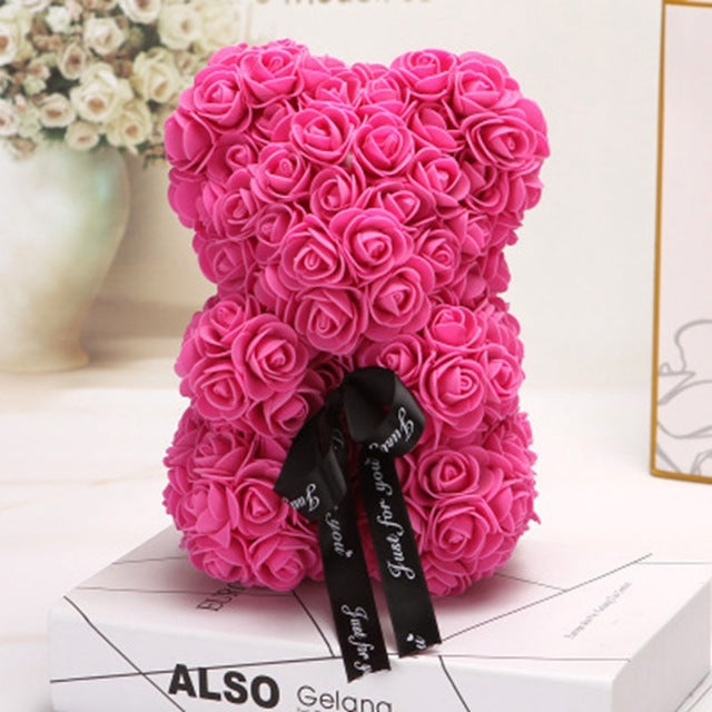 Valentine's Day 10" Rose Bear Gift