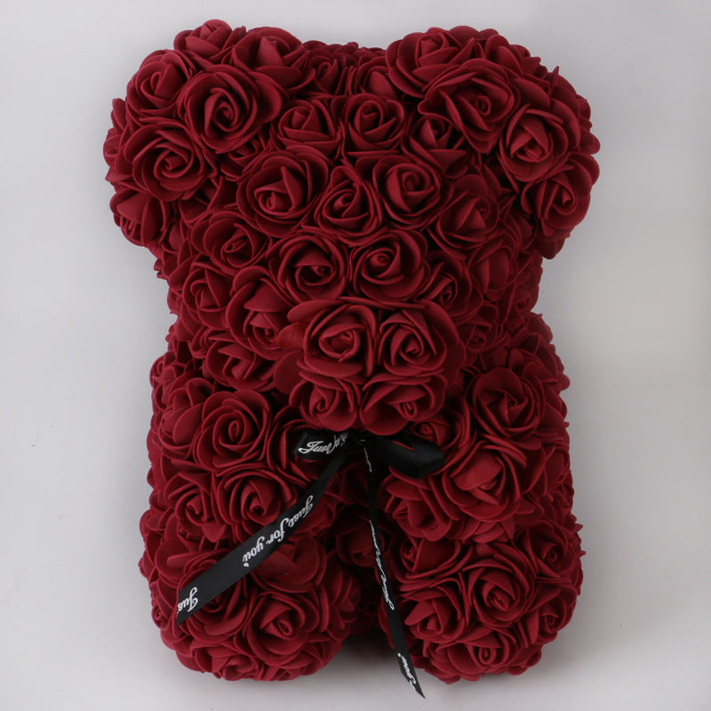 Valentine's Day 10" Rose Bear Gift