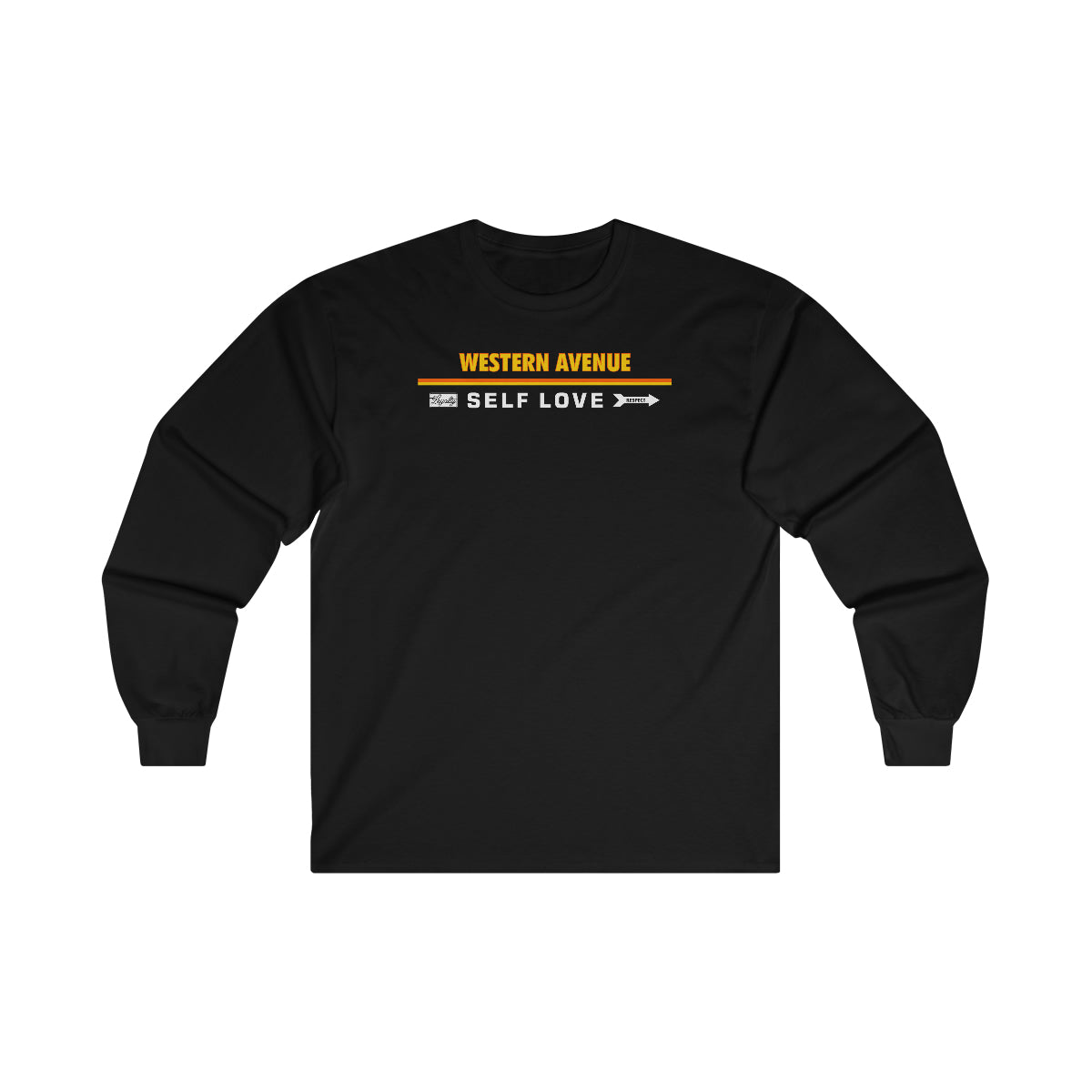 Western Ave x Self Love Ultra Cotton Long Sleeve Tee