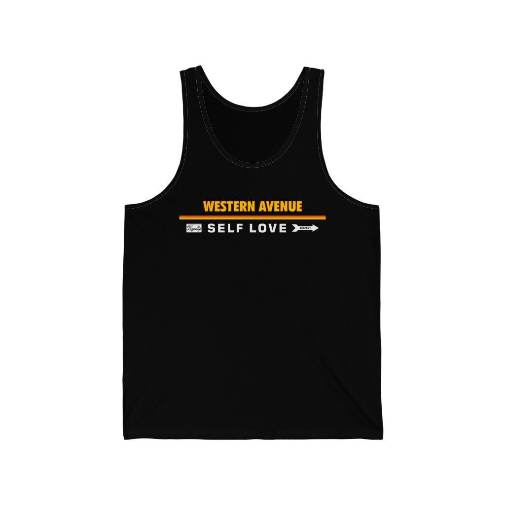 Western Avenue X Self Love Unisex Jersey Tank