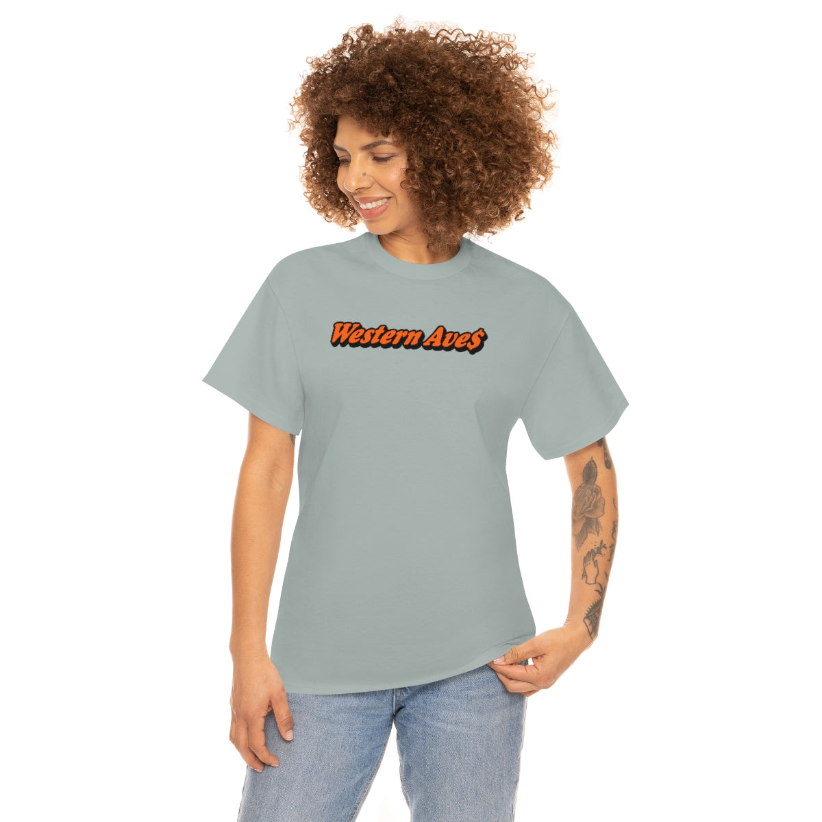 Western Ave Port Unisex Heavy Cotton Tee