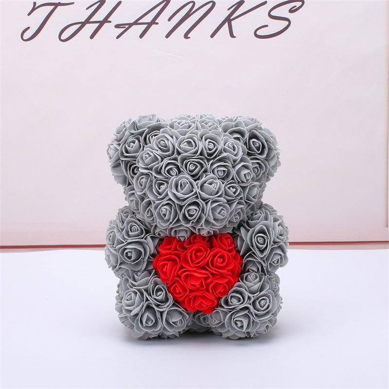 Valentine's Day 10" Rose Bear Gift